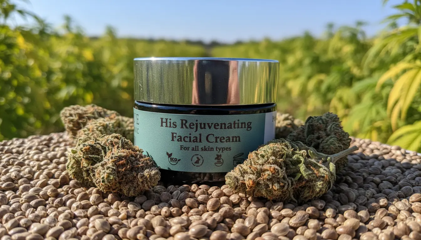 True Organic His Rejuvenating Facial Cream — AI product advert by Aiadverts