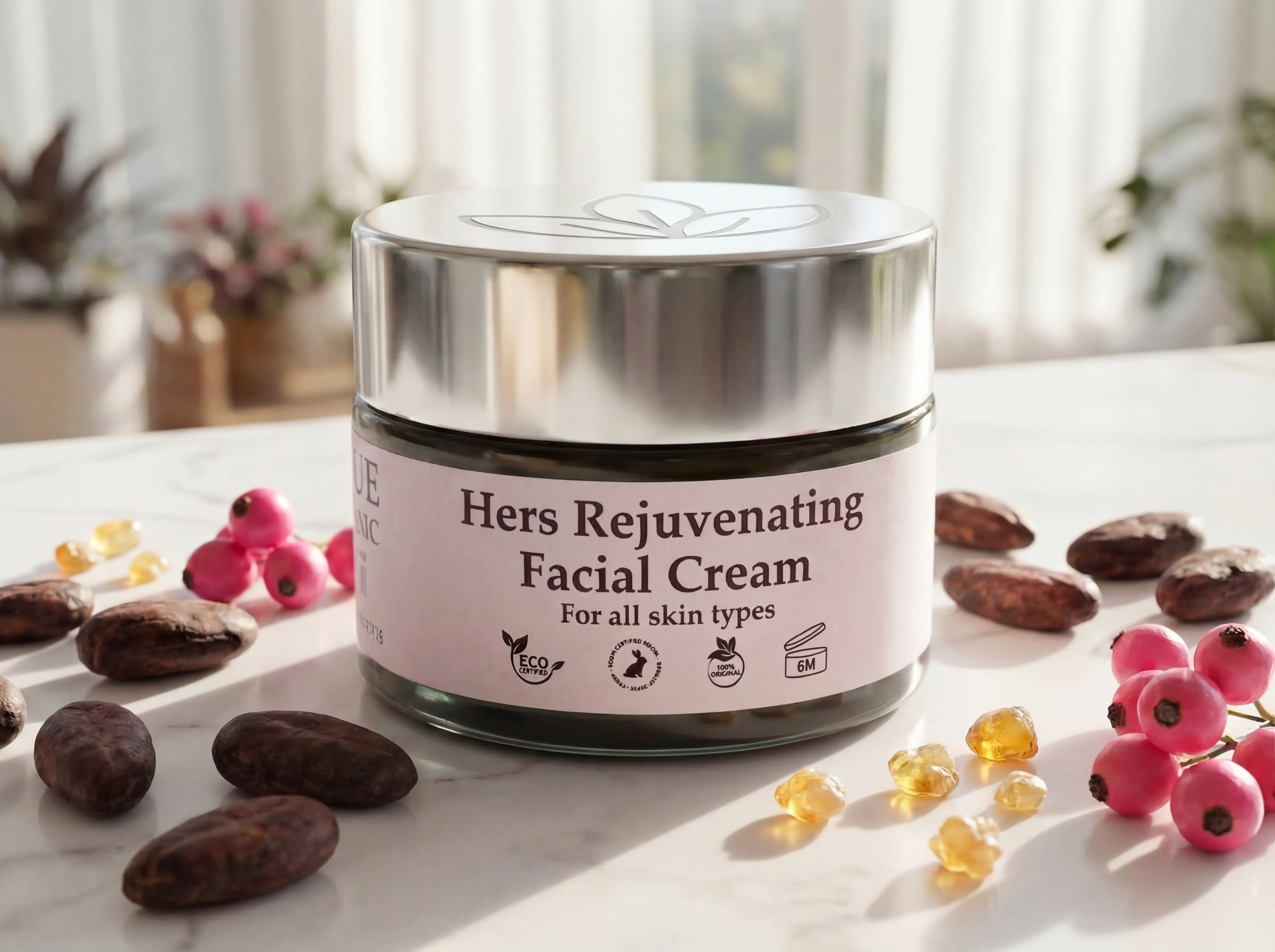 True Organic Youth Rejuvenating Facial Cream — AI product advert by Aiadverts